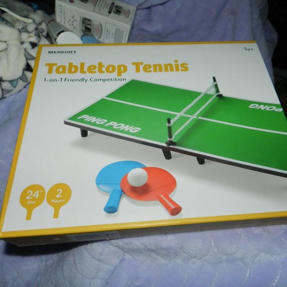 🎉🎈HP Mercury 2 Ping Pong CompetitionTable top Tennis Portable Game NWT🎉🎈HP